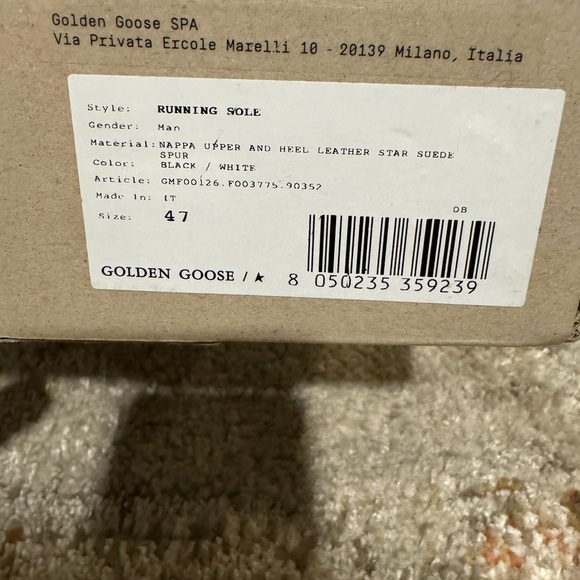 Golden Goose SPA black running sole sneakers - Picture 6 of 7